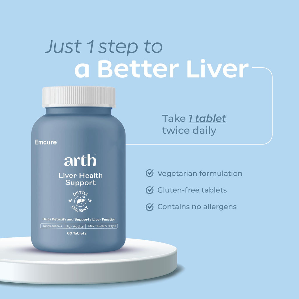 Arth Liver Health Support Tablets | Grocsy