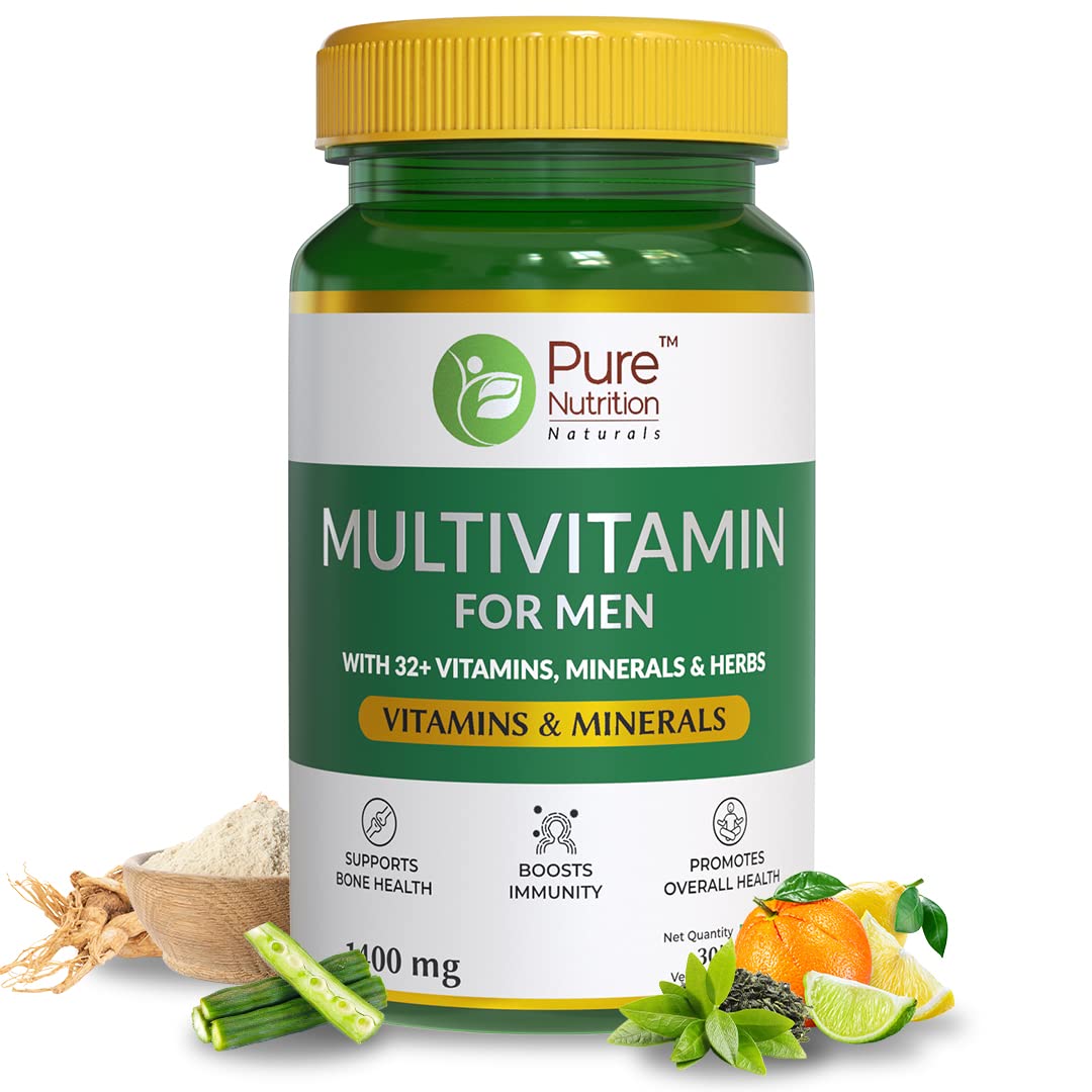 Pure Nutrition Multivitamin Tablets for Men | Grocsy