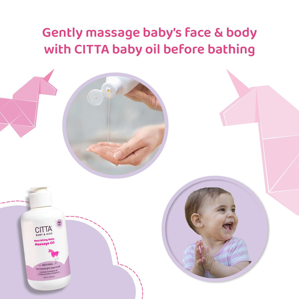 Citta Baby Massage Oil | Grocsy