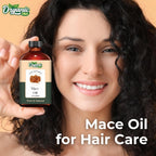 ORGANIC ZING Mace (Myristica Fragrans) Oil | Pure & Natural Essential Oil for Skin Care, Haircare, Aroma & Diffusers | Grocsy