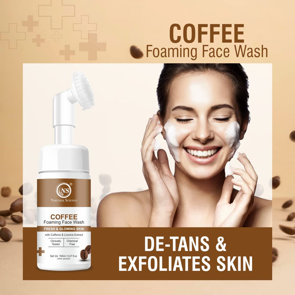 Nuerma Science Coffee Foaming Face Wash | Grocsy