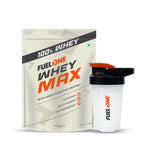 FUELONE Whey Max - Chocolate, with Shaker | Grocsy