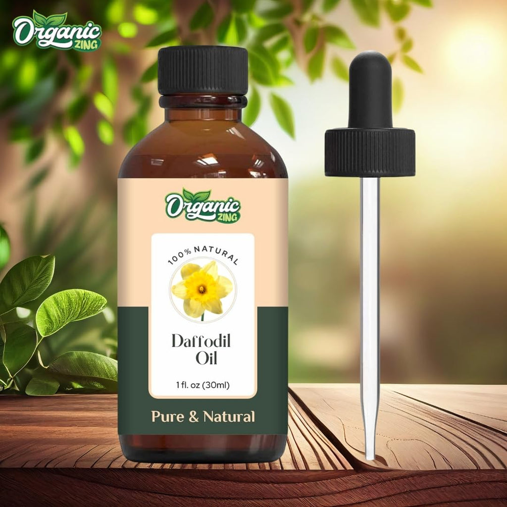 Organic Zing Daffodil (Narcissus jonquilla) Oil | Pure & Natural Essential Oil for Aroma and Diffusers | Grocsy