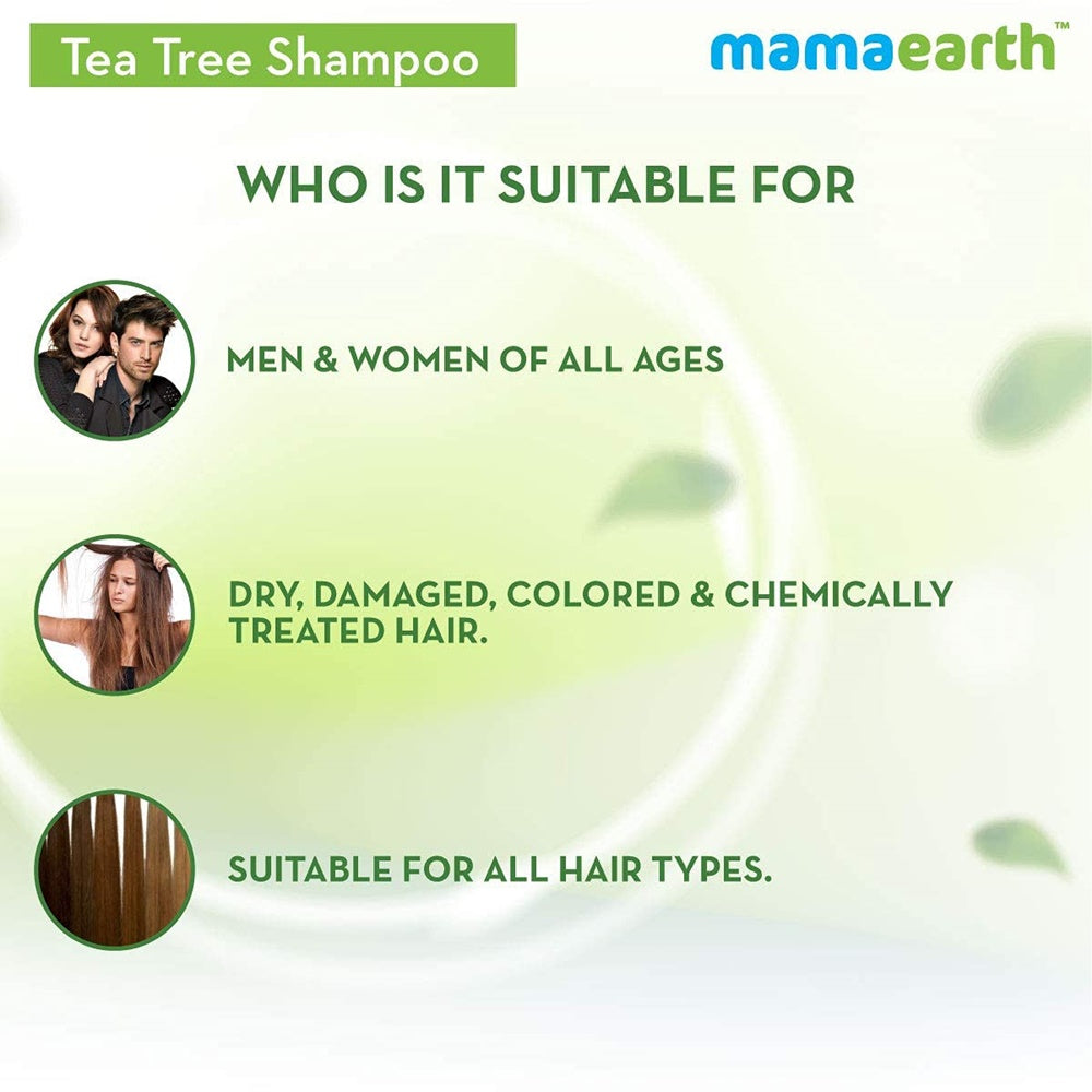Mamaearth Tea Tree Shampoo & Onion Hair Oil | Grocsy