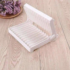 White Color - Folding Plastic Kitchen Dish Rack Stand Plate Holder - 2 Piece | Grocsy