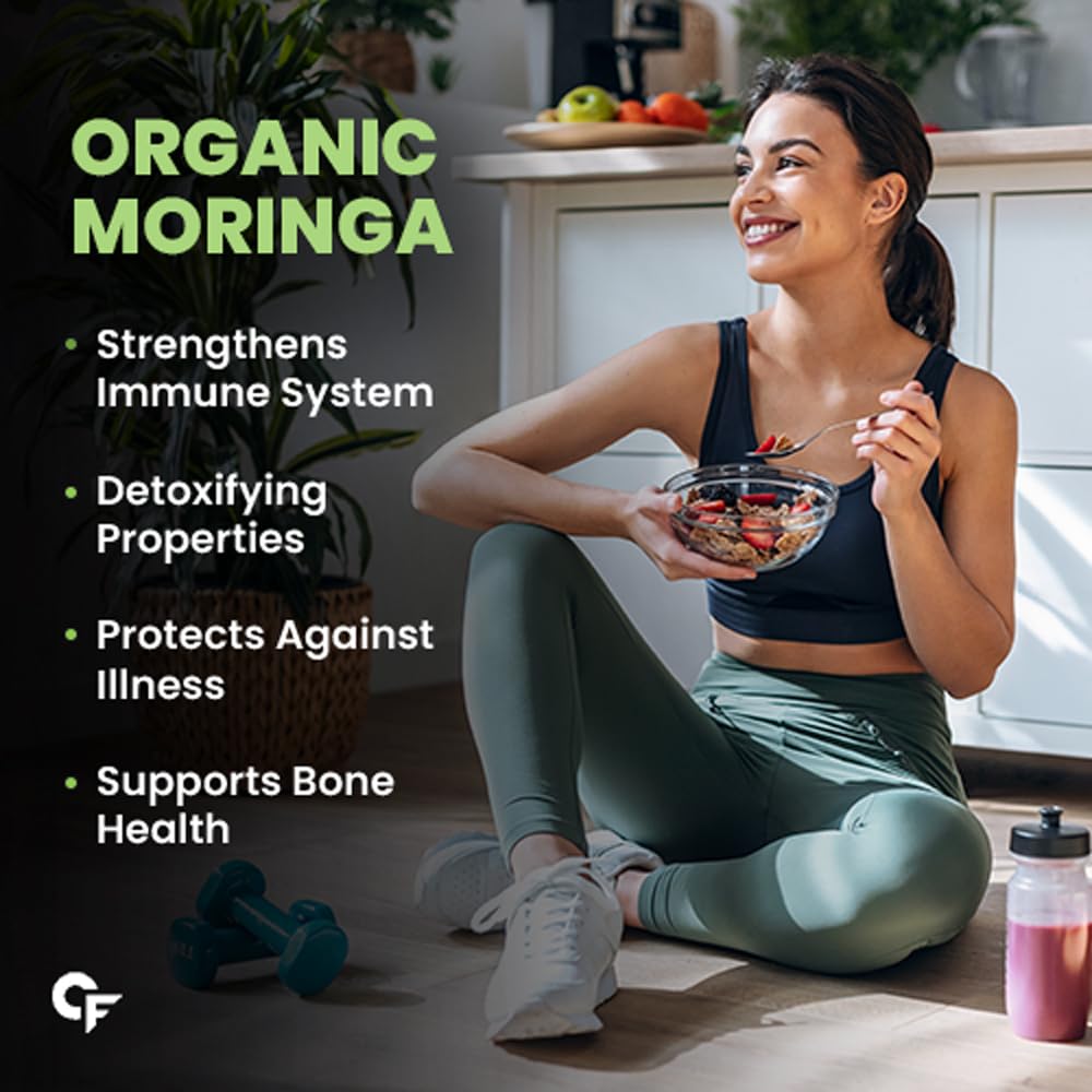 Carbamide Forte Organic Moringa Leaf Powder | Grocsy