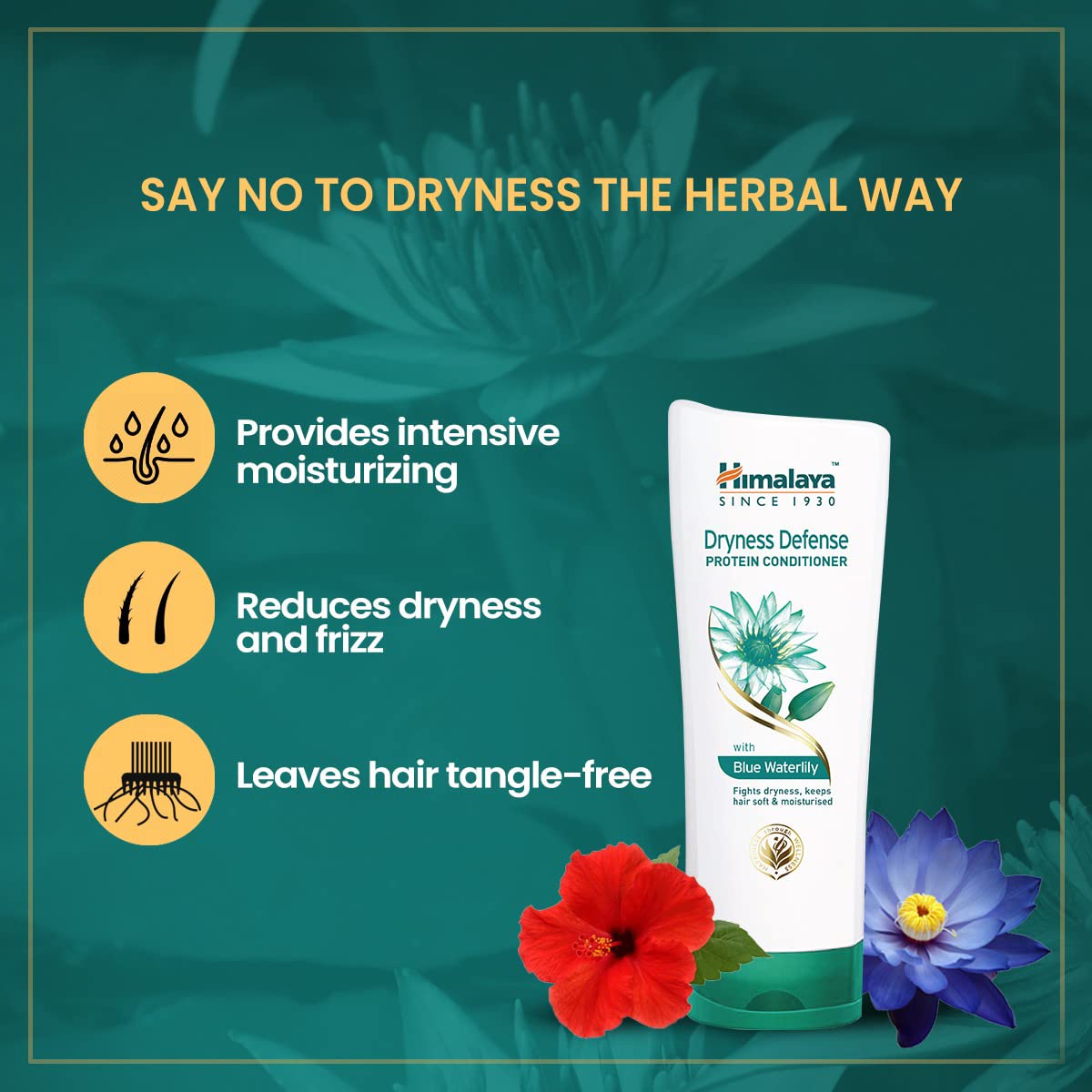 Himalaya Herbals Dryness Defense Detangler & Conditioner | Grocsy