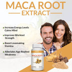 Vokin Biotech Maca Root Extract 800mg For Energy, Strength & Reproductive Health | Grocsy