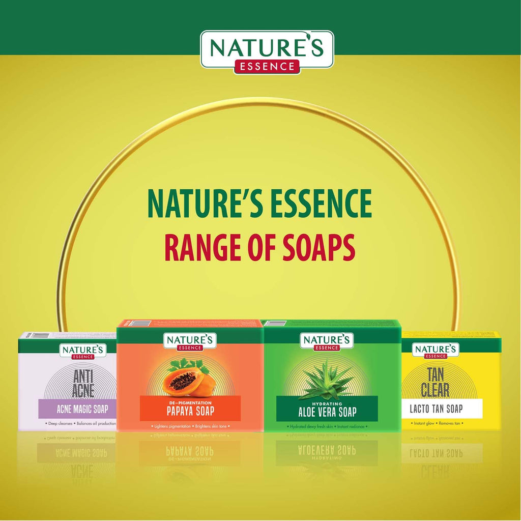 Nature's Essence Caressence Lacto Tan Removal Bathing Soap | Grocsy