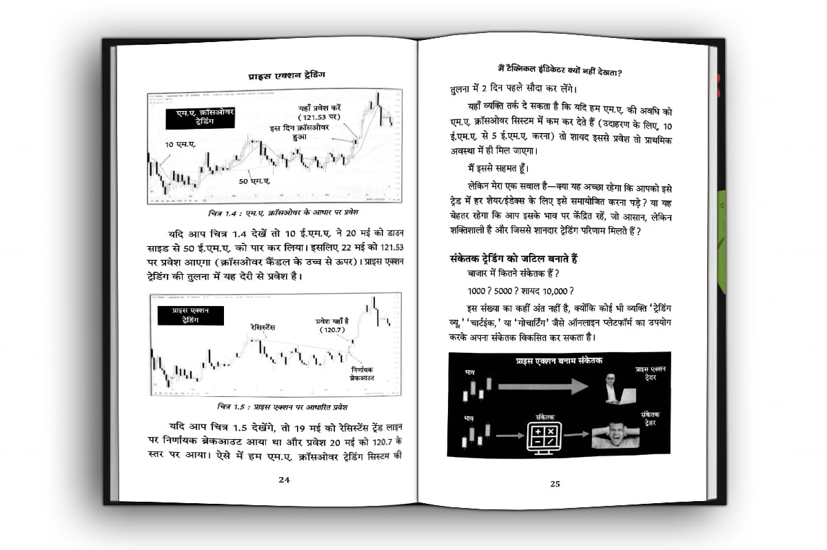 Share Market Book In Hindi | Price Action Trading: Practical Guide On How To Beat Stock Market | Breakout Trading | Options Trading | Stock Market | Investment Book | Smart Money Concept Trading Books | Grocsy