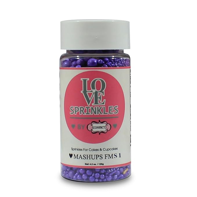 Confect Purple | Sprinkles Bottle for Decoration Bottle | Grocsy