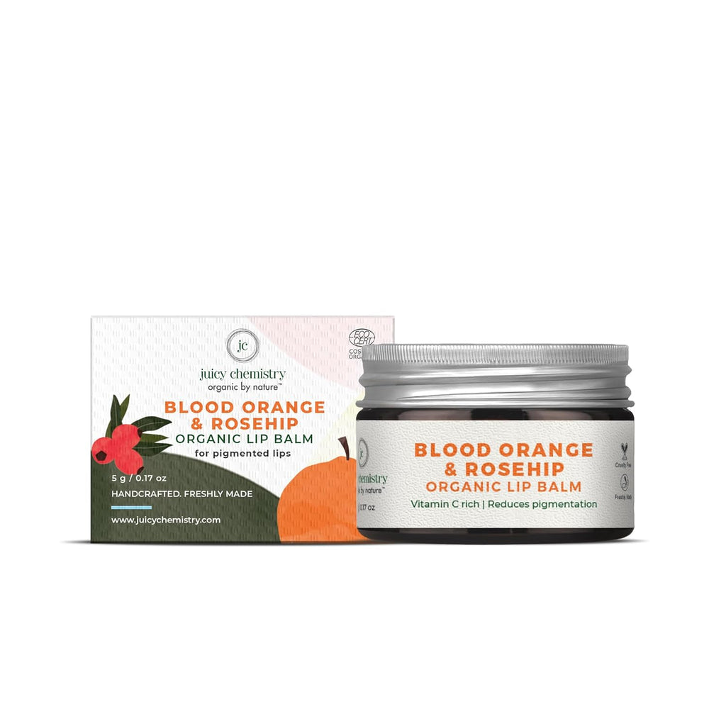 Juicy Chemistry Blood Orange & Rosehip Lip Balm | Grocsy