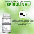 Vokin Biotech Spirulina- Support Heart Health and Liver Health -800mg | Grocsy