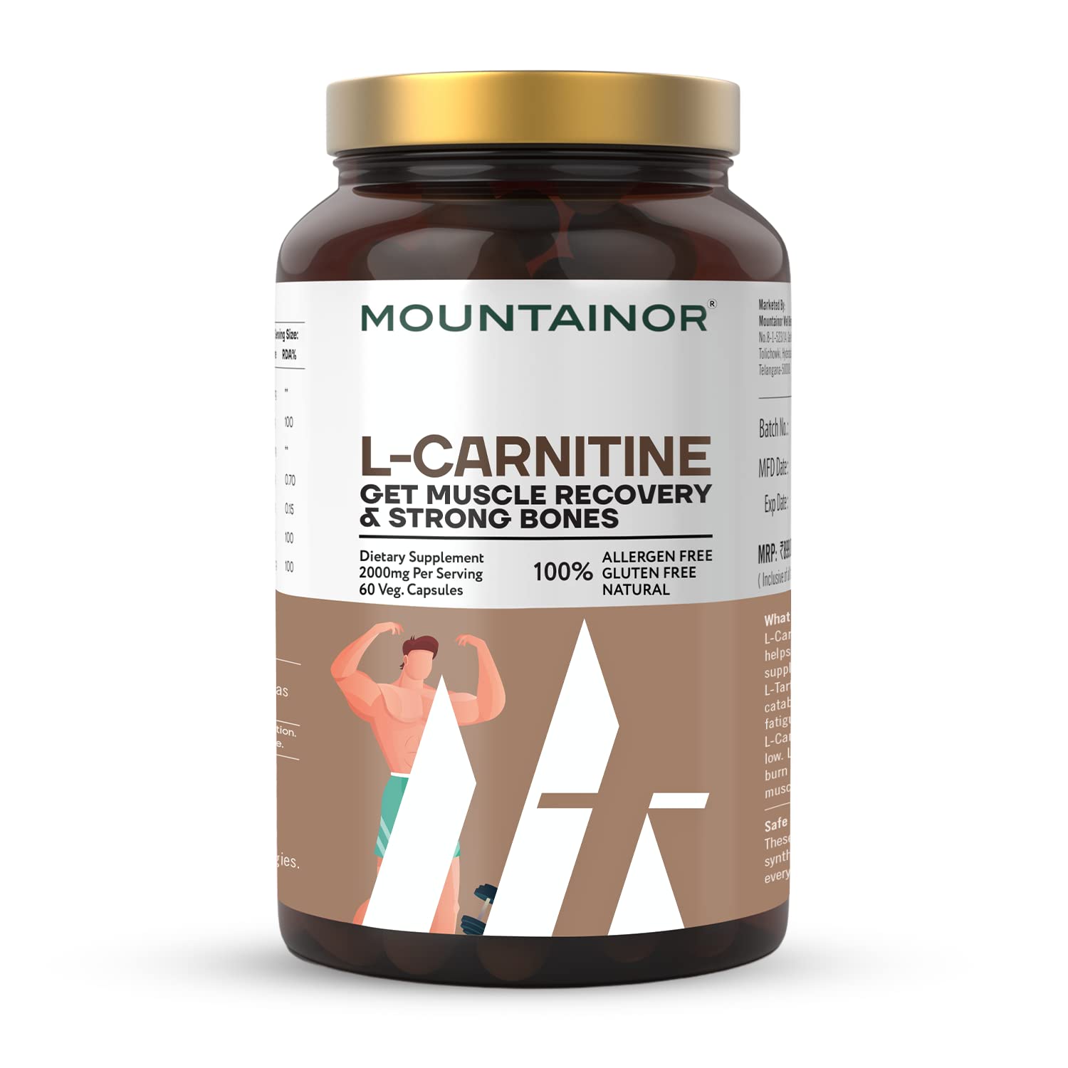 Mountainor Advanced L-Carnitine L-Tartrate capsules | Grocsy