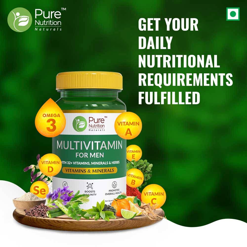 Pure Nutrition Multivitamin Tablets for Men | Grocsy