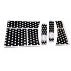 Grey Decorative Fridge Top Cover And 2 Fridge Handle Covers | Grocsy