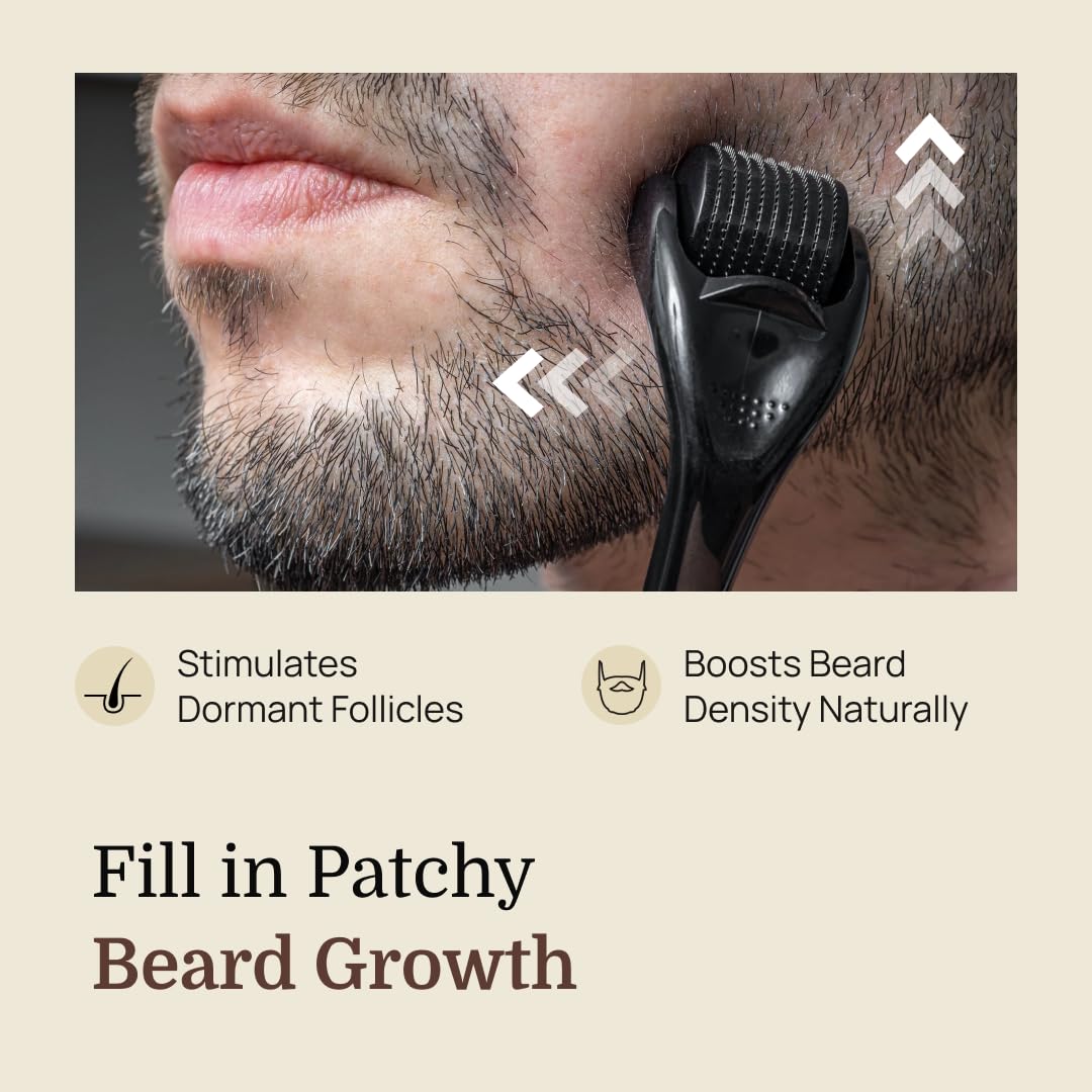 ForMen Derma Roller for Hair Growth For Scalp, Beard | Grocsy