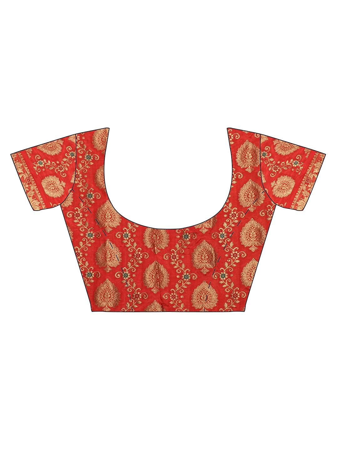 Mimosa Women's Kanchipuram Art Silk Saree With Blouse Piece | Grocsy