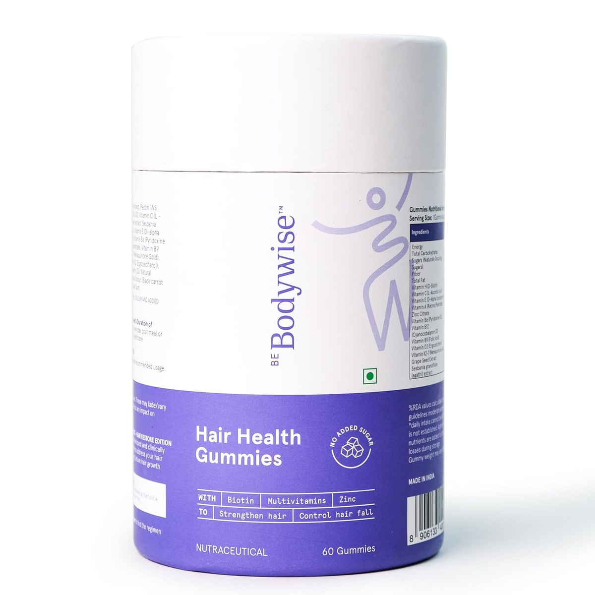 BeBodywise Hair Health Gummies | Grocsy