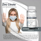 Vokin Biotech Zinc Citrate Supports Healthy Immune system Capsules | Grocsy