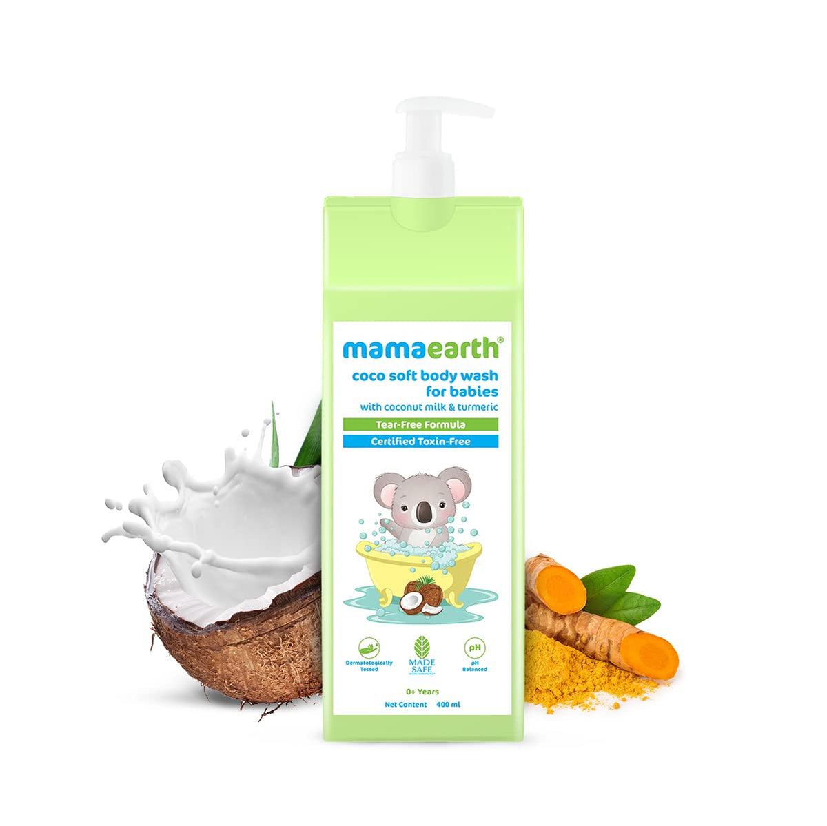 Mamaearth Coco Soft Body Wash For Babies With Coconut Milk & Turmeric | Grocsy