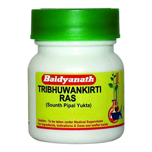 Baidyanath Tribhuvankirti Ras Tablets | Grocsy