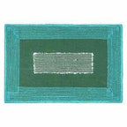 Cotton Blend Diana Door Mat/Bath Mat - Blue Color | Grocsy