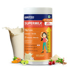 Gritzo SuperMilk Height+ (7-9y Girls), 10g Protein (Creamy Vanilla) | Grocsy