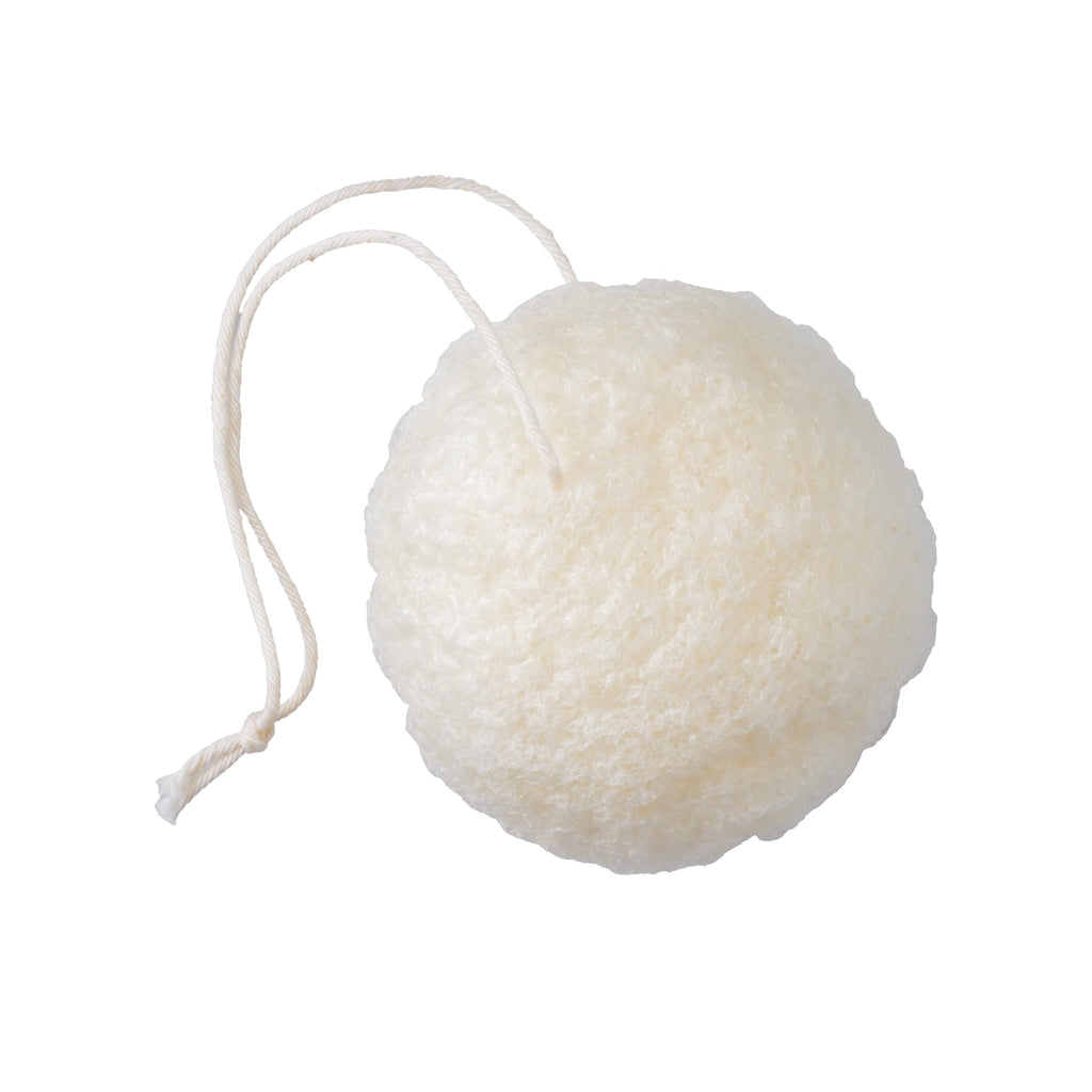 ILEM JAPAN Natural Konjac Sponge Face (White) | Grocsy
