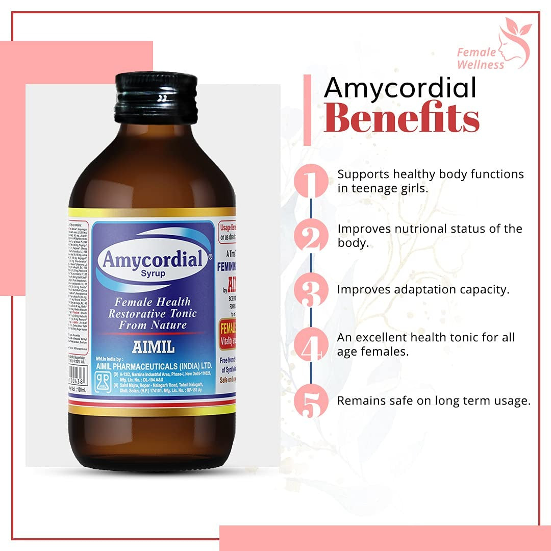 Aimil Ayurvedic Amycordial Syrup | Grocsy