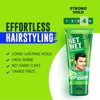 Set Wet Hair Gel for Men Vertical Hold Strong Hold High Shine | Grocsy