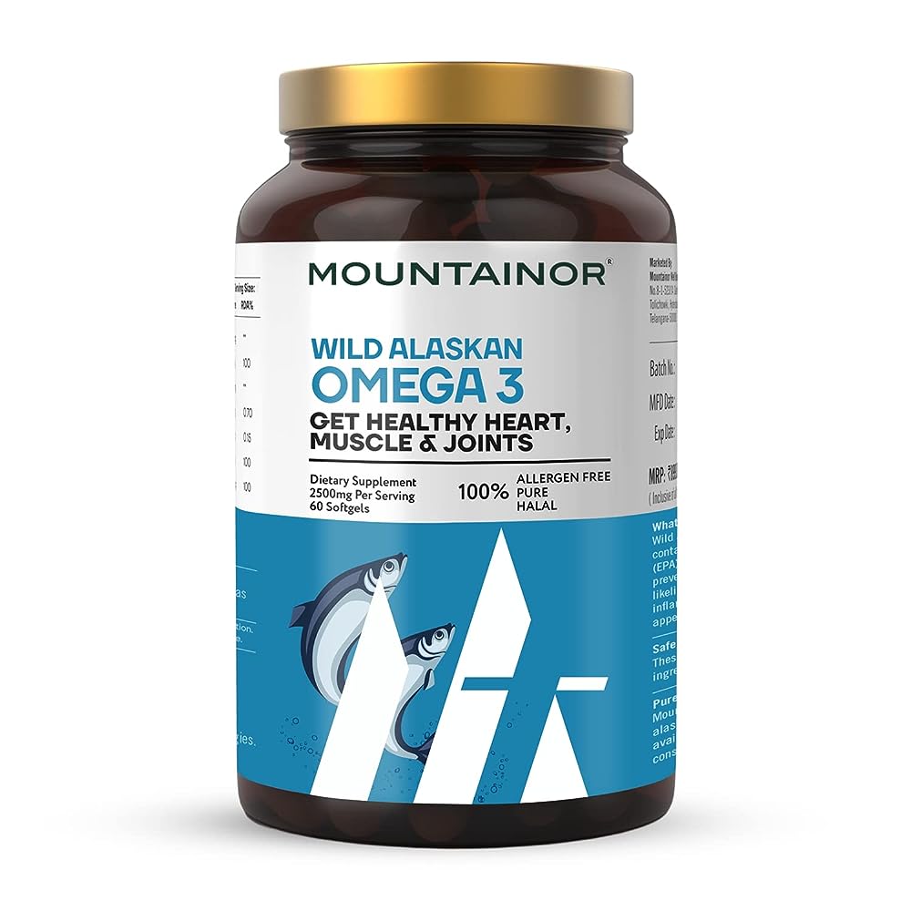 Mountainor Wild Alaska Omega-3 Soflgels | Grocsy