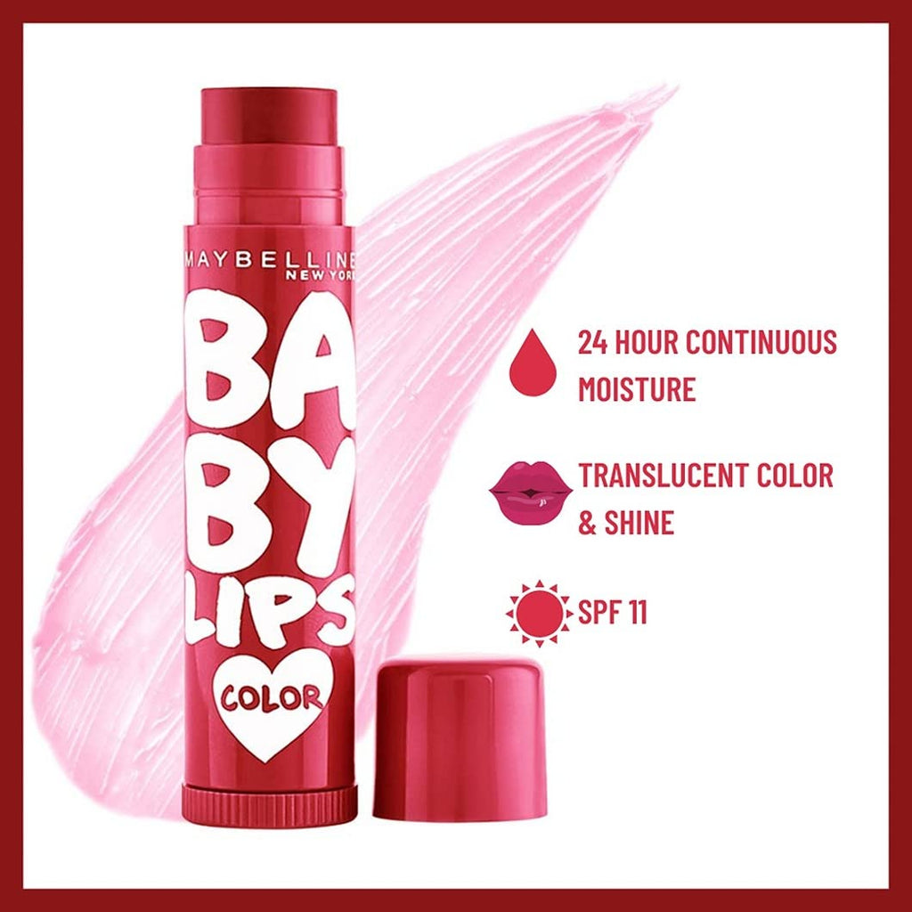 Maybelline New York Baby Lips Lip Balm - Pink Lolita and Berry Crush-SPF 20 | Grocsy