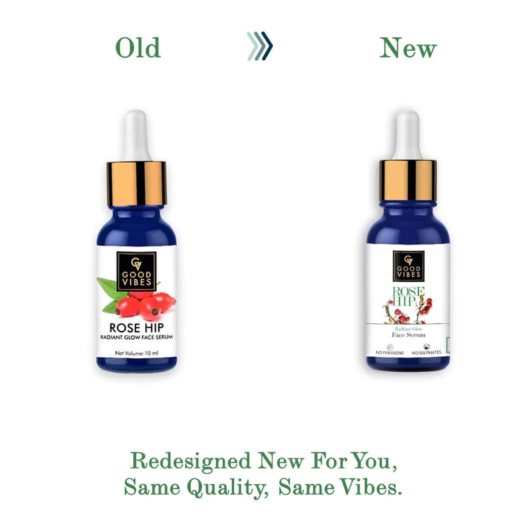Good Vibes Rosehip Radiant Glow Face Serum | Grocsy