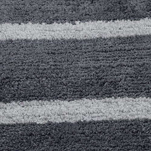 Handicraft Style Eco Series 2 Piece Cotton Blend Door Mat - 16"x24", Grey and Brown | Grocsy