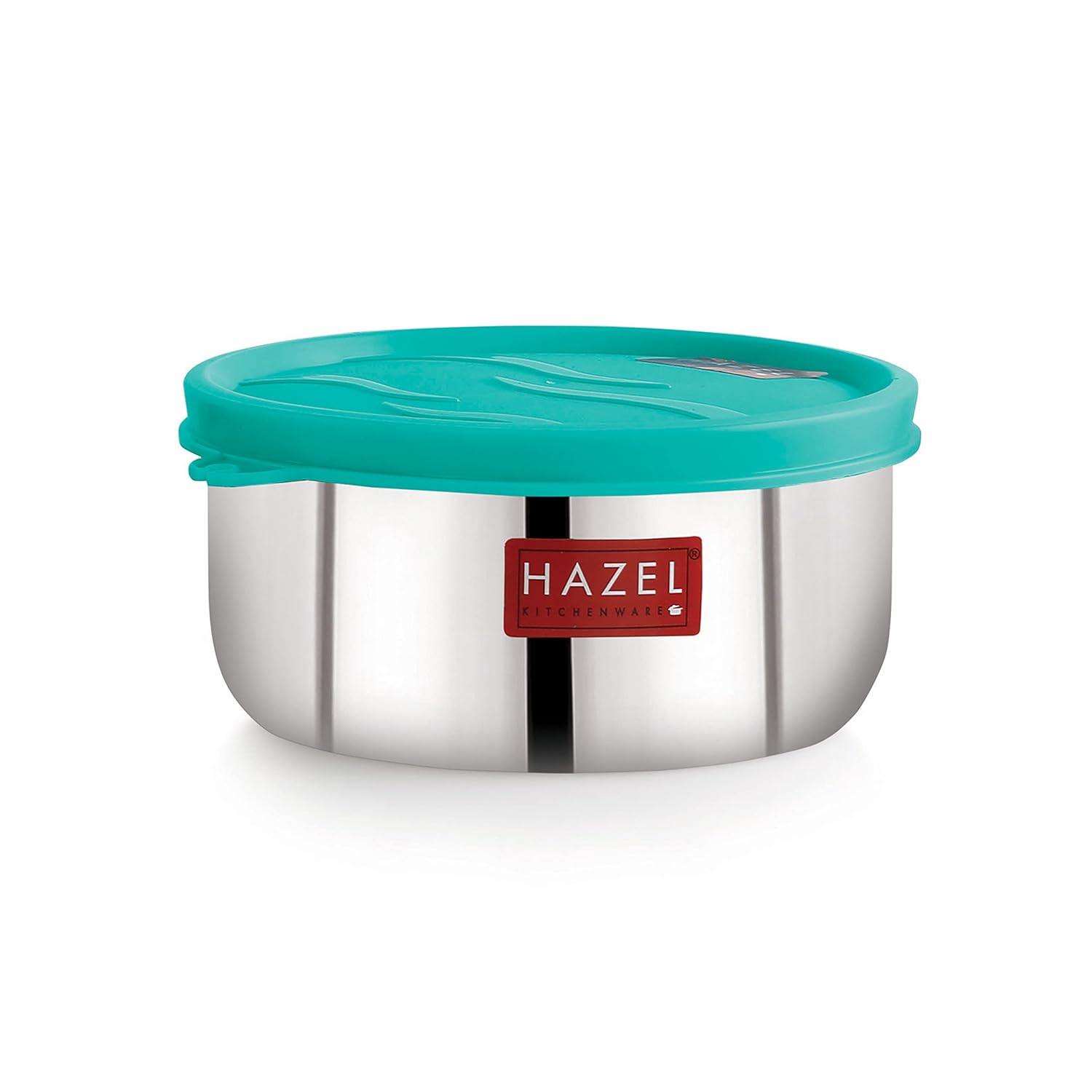 HAZEL Stainless Steel Airtight Storage Containers Set of 4 | 450ml Each Lunch Box | Grocsy