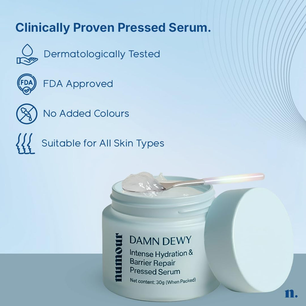 Numour Damn Dewy Intense Hydration & Barrier Repair Pressed Serum | Grocsy