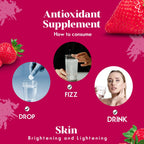 BOOSTIQ Glutathione Vitamin C Effervescent Tablets - Strawberry Flavour | Grocsy
