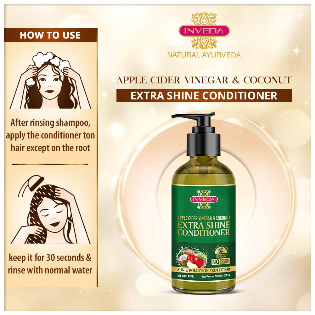 Inveda Apple Cider Vinegar Extra Shine Conditioner | Grocsy