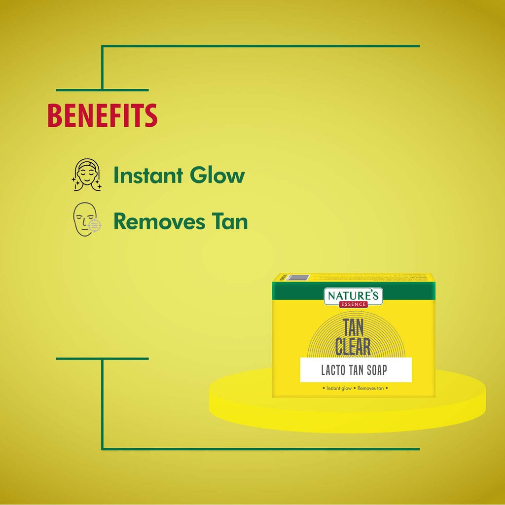 Nature's Essence Caressence Lacto Tan Removal Bathing Soap | Grocsy