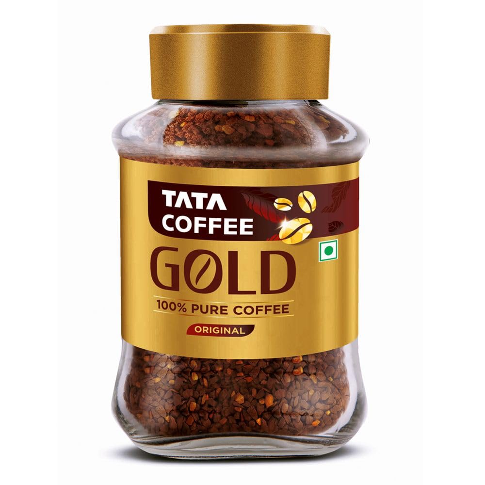 Tata Coffee Gold Original Instant & Pure Coffee Jar | Grocsy
