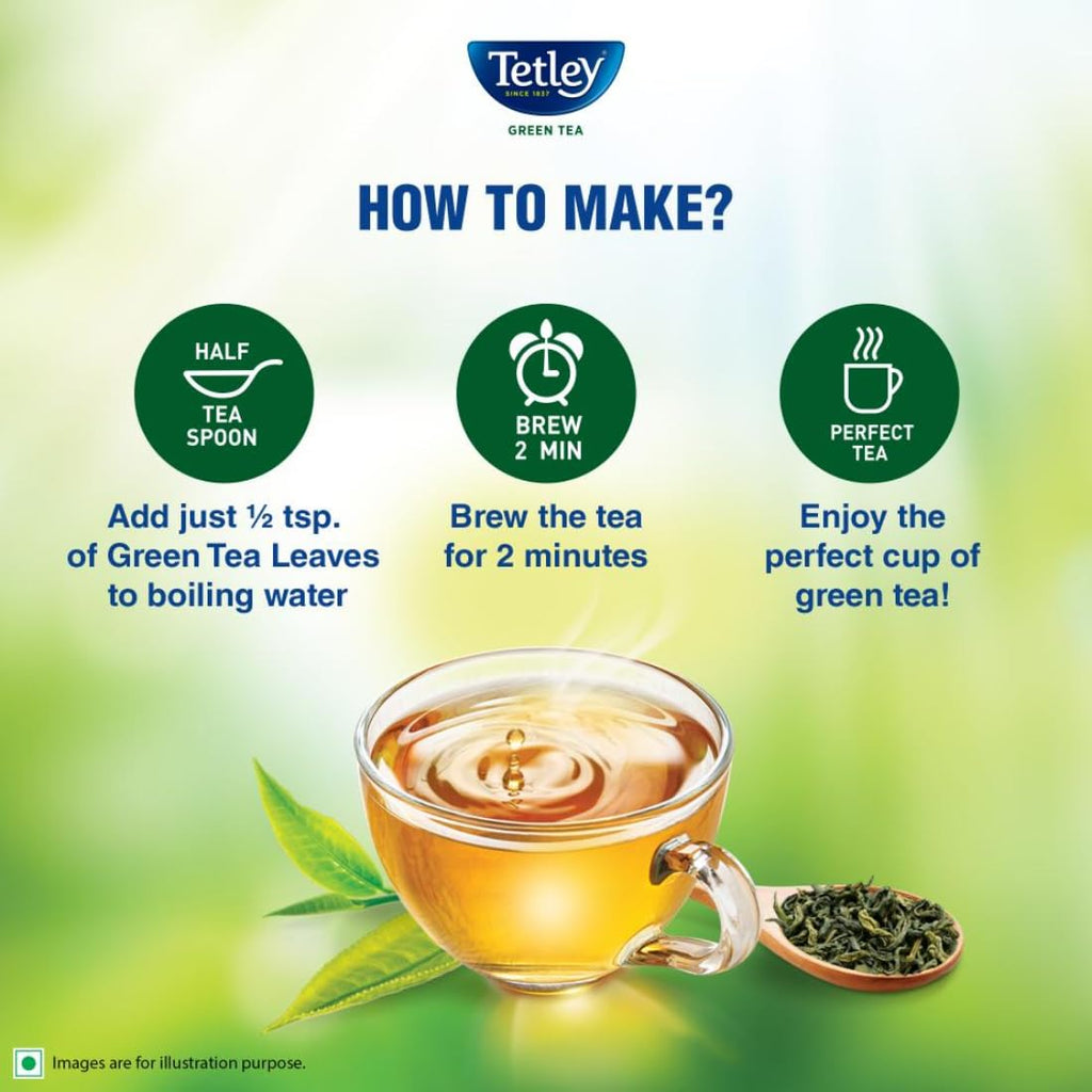 Tetley Long Leaf Green Tea | Grocsy