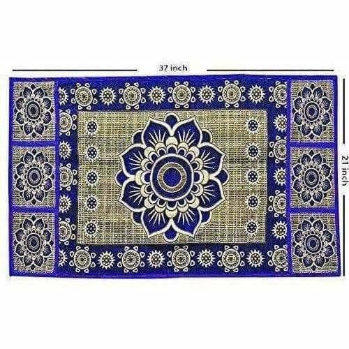 Cotton Refrigerator Cover Set - Blue | Grocsy