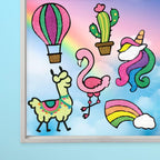 Imagimake Clay Stickers: Wonderland | No Mess Air Dry Foam Clay for Kids, 12 Clay Pouches, 8 Colors, 6 Unique DIY Stickers | Craft Supplies, Travel Toys | Birthday Gifts for Kids Ages 3 4 5 6 7 8 | Grocsy