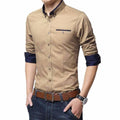 Men's Cotton Casual Shirt for Men Full Sleeves | Grocsy