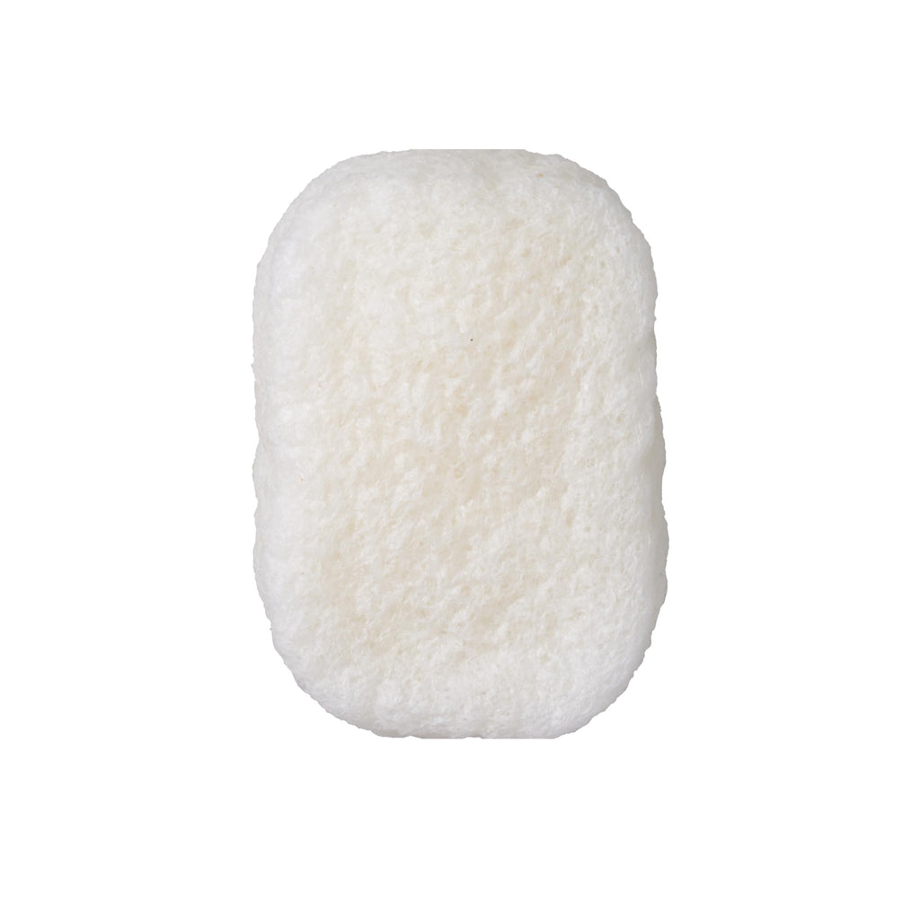 ILEM JAPAN Natural Konjac Body Sponge - Soft White Sponge | Grocsy