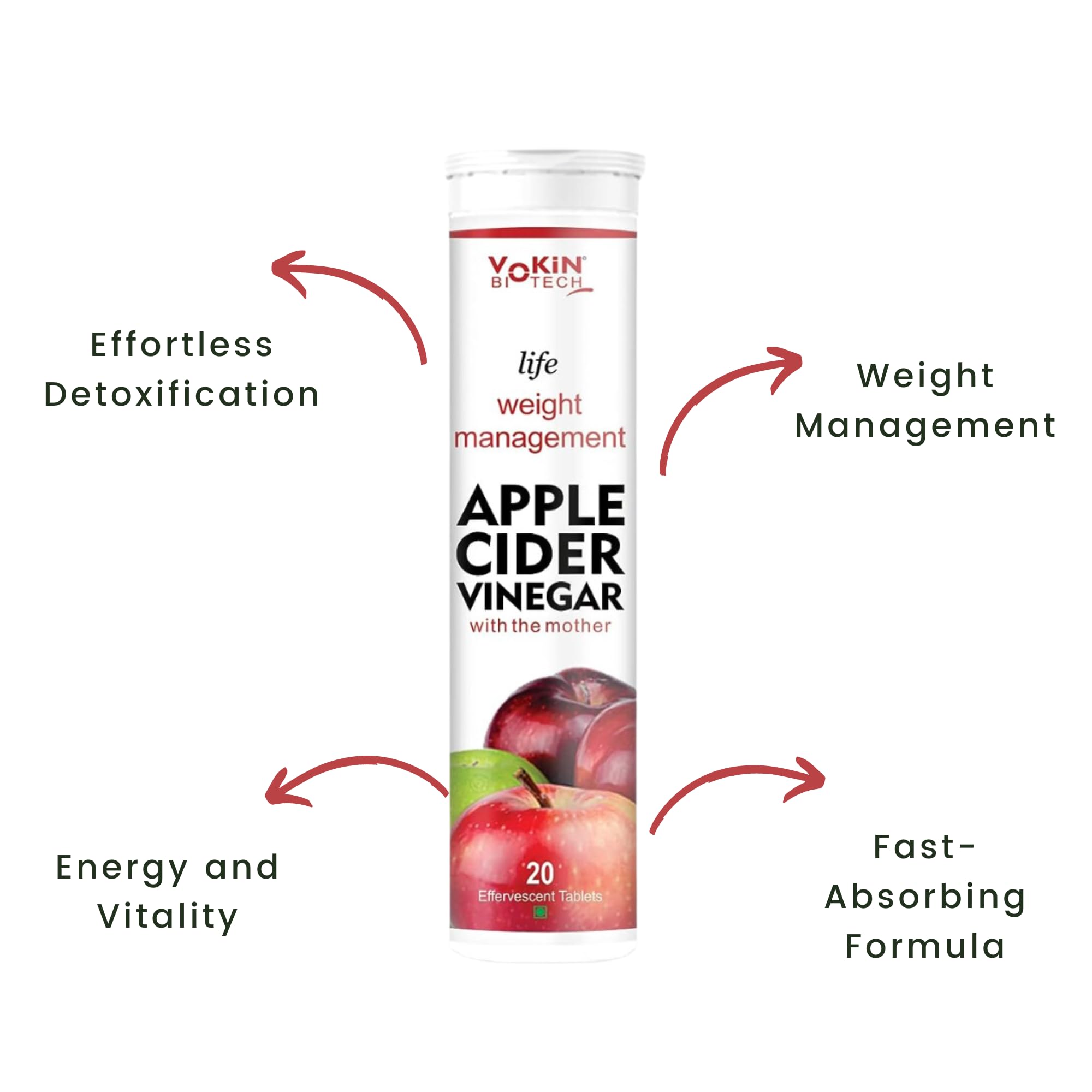 Vokin Biotech World'S First Apple Cider Vinegar | Grocsy