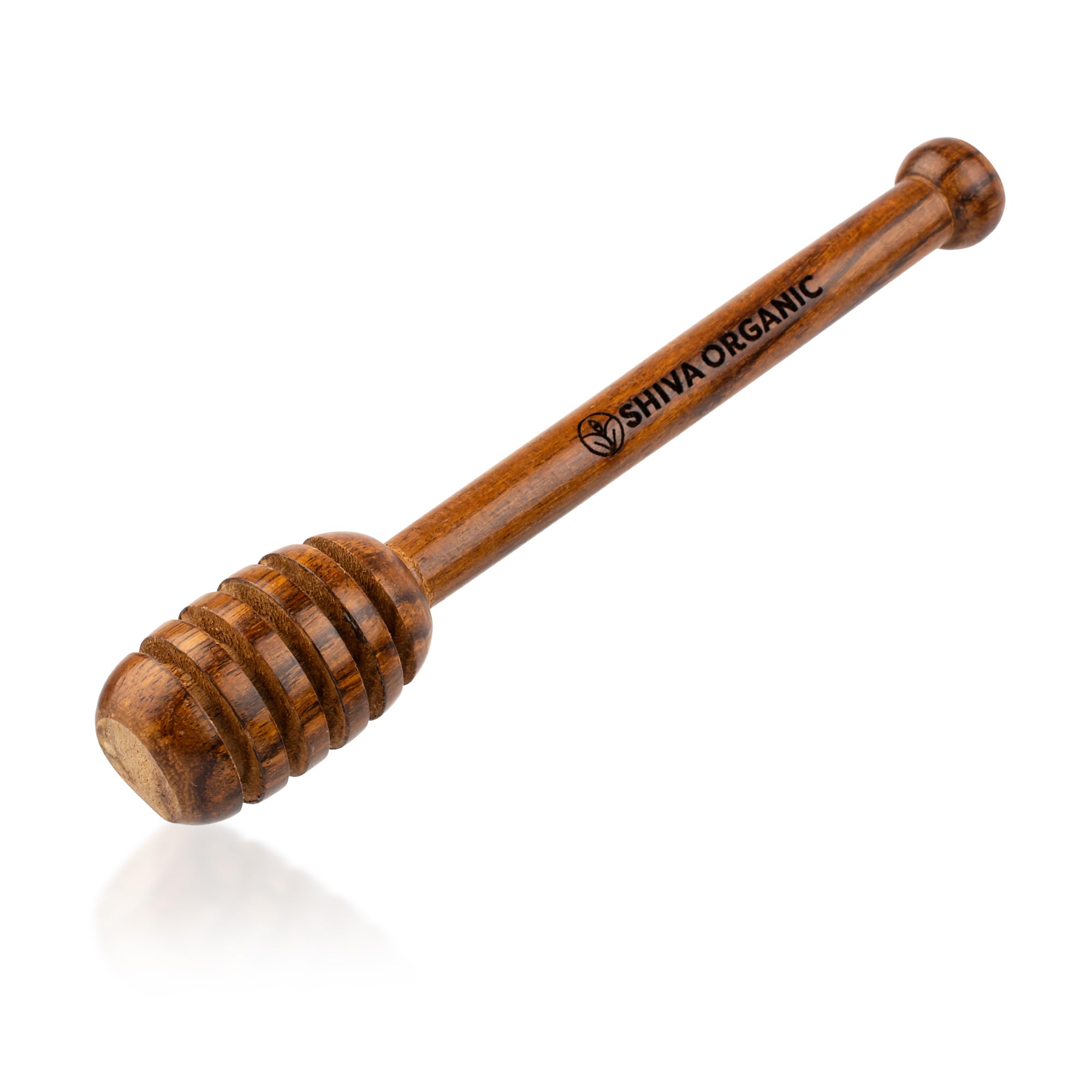 Shiva Organic's Sheesham Wood Honey Dipper | Grocsy
