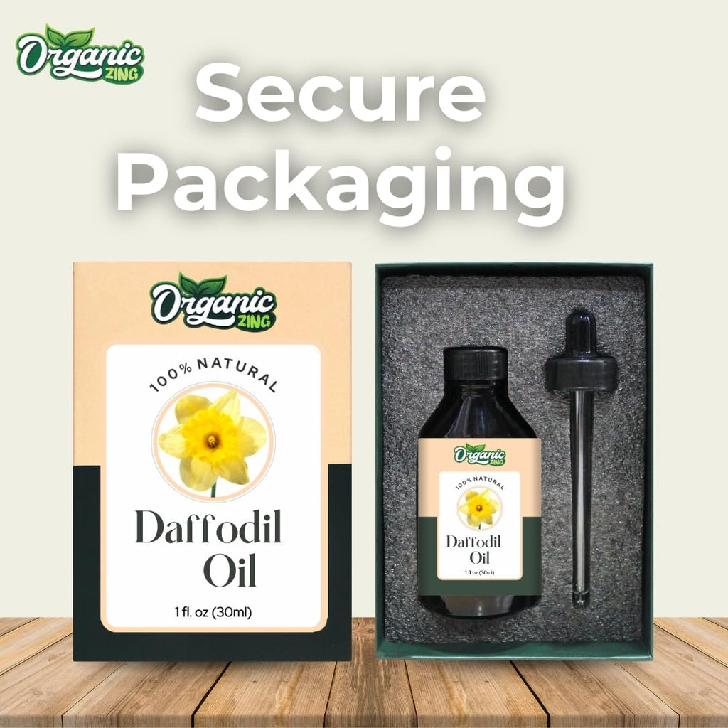 Organic Zing Daffodil (Narcissus jonquilla) Oil | Pure & Natural Essential Oil for Aroma and Diffusers | Grocsy