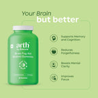 Arth Brain Fog Aid Brahmi Gummies | Grocsy
